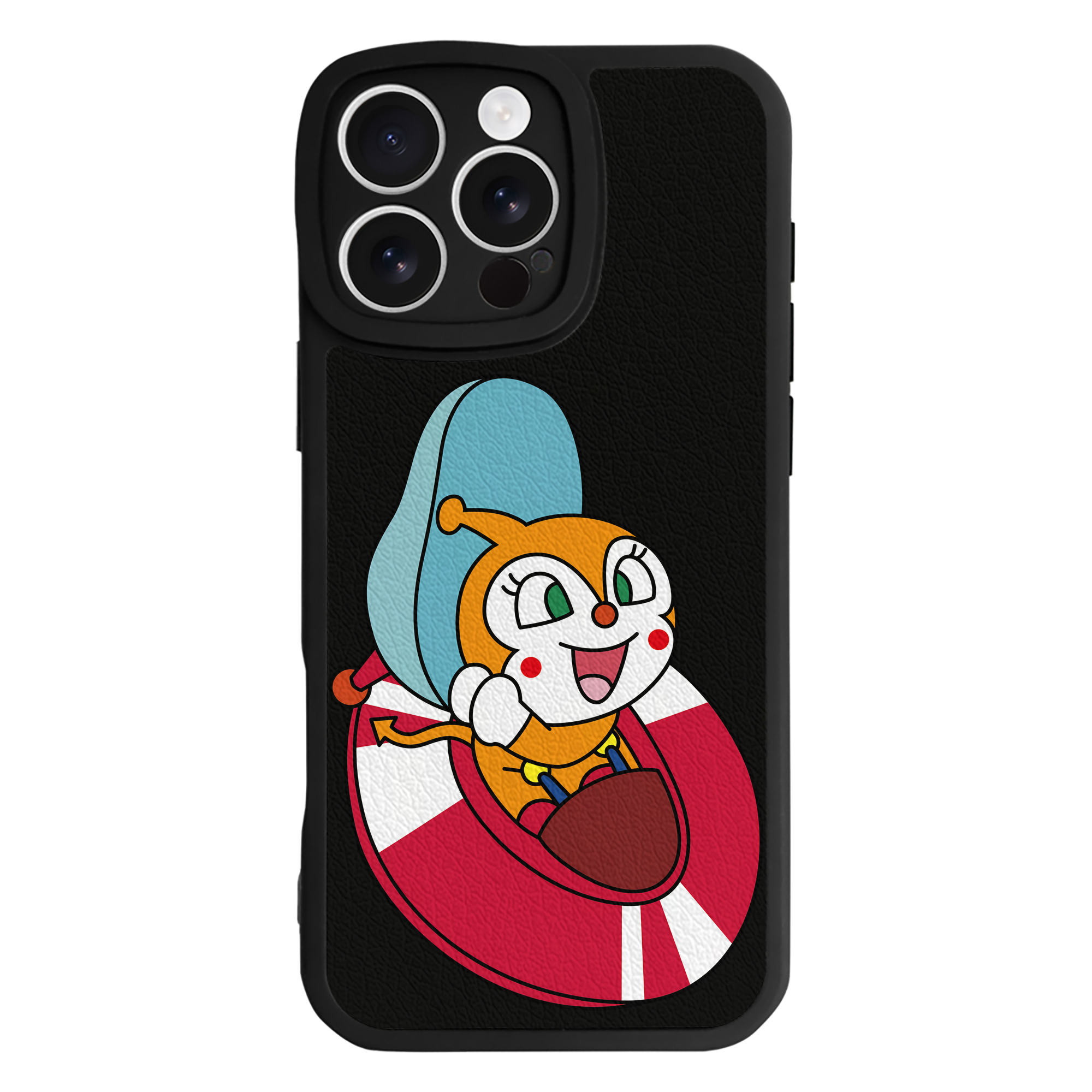 （画像用） アンパンマン Anpanman 【iPhone 16シリーズ対応】シリコンスマホケース（レザー調） 材質：シリコン